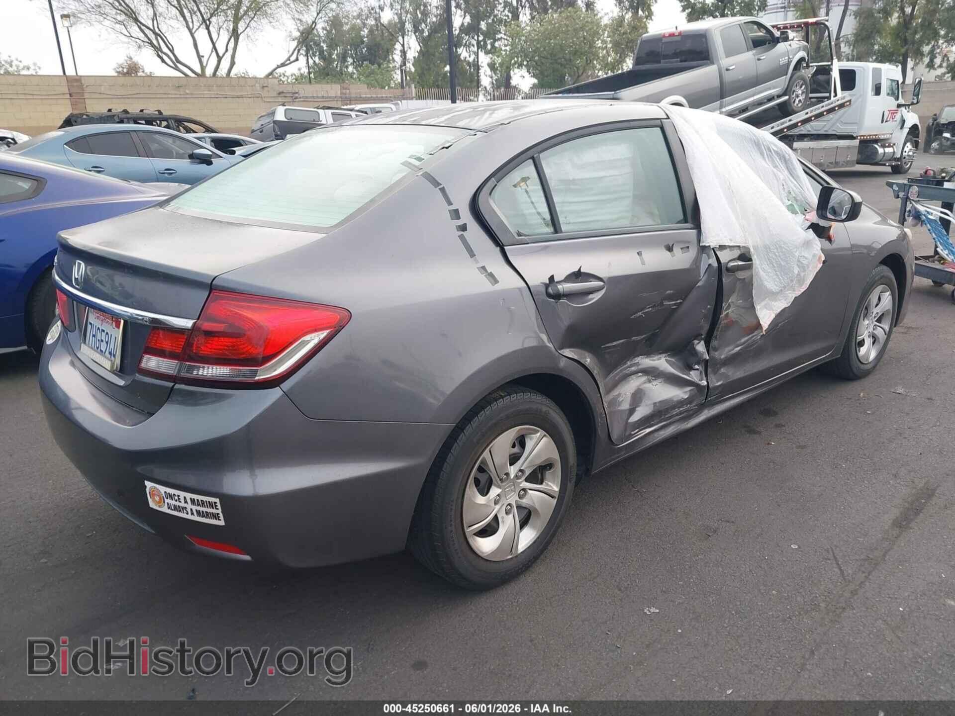 2014 HONDA CIVIC - VIN: 2HGFB2F5XEH555898 - Фото 4