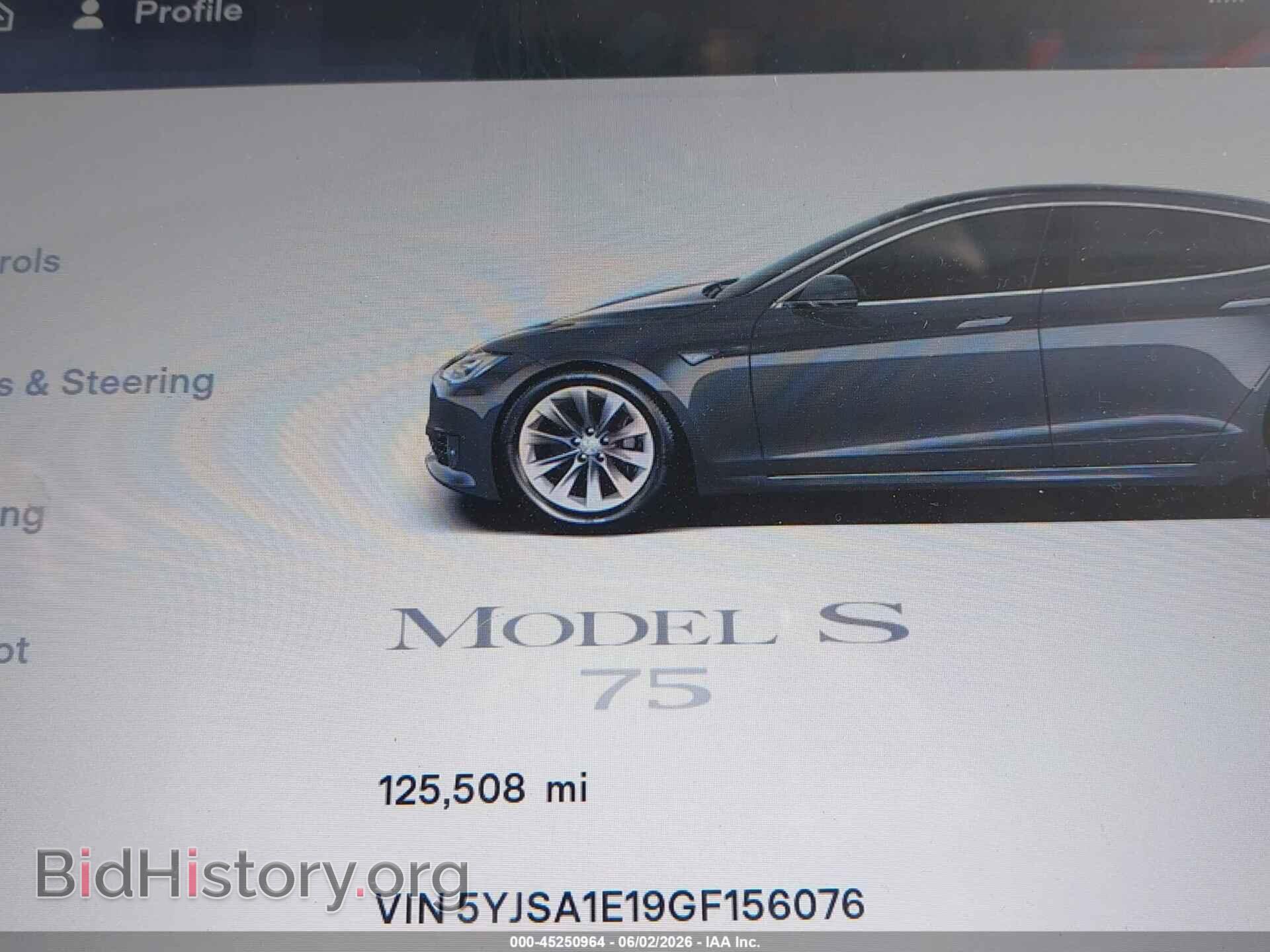 2016 TESLA MODEL S - VIN: 5YJSA1E19GF156076 - Фото 7