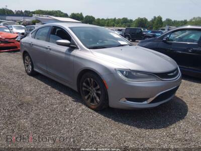 2015 Chrysler 200 Limited, серебристый — VIN 1C3CCCAB5FN621062, IAAI