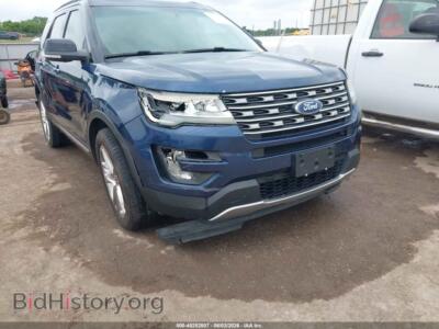 2016 Ford EXPLORER XLT, blue — VIN 1FM5K7D85GGA17690, IAAI
