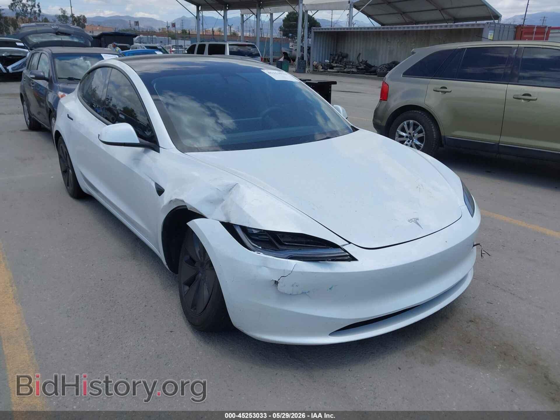 Фотография 5YJ3E1EB4RF739806 - TESLA MODEL 3 2024