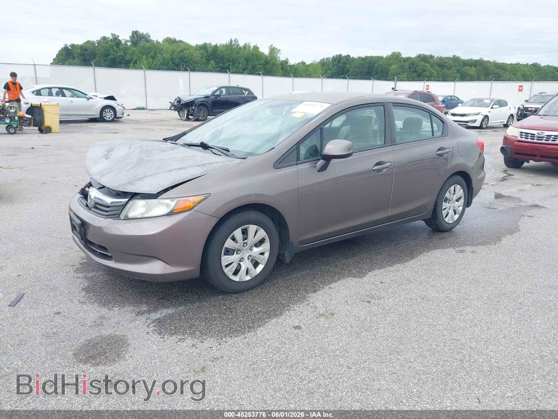 2012 HONDA CIVIC - VIN: 2HGFB2F59CH559387 - Фото 2