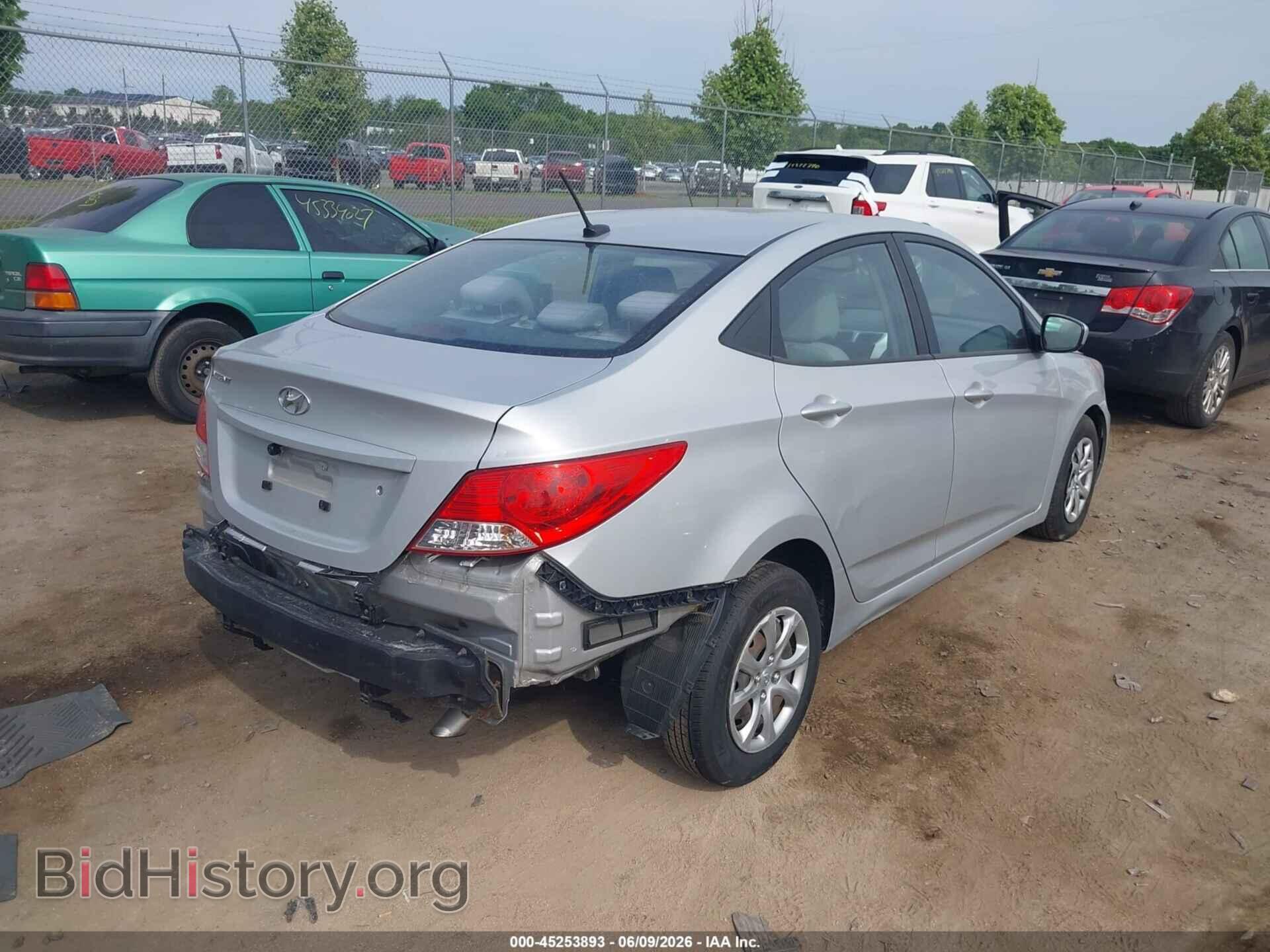 2013 HYUNDAI ACCENT - VIN: KMHCT4AE3DU341375 - Фото 4