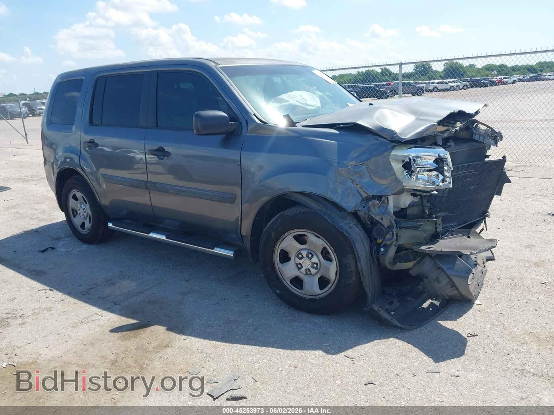 Фотография 5FNYF3H22DB036434 - HONDA PILOT 2013