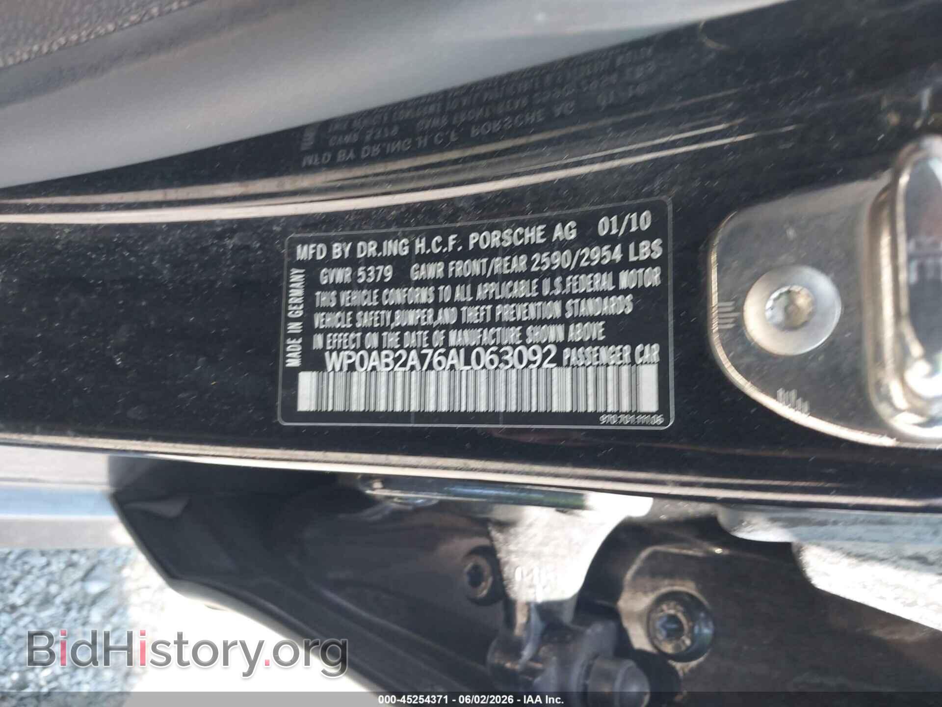 2010 PORSCHE PANAMERA - VIN: WP0AB2A76AL063092 - Photo 9