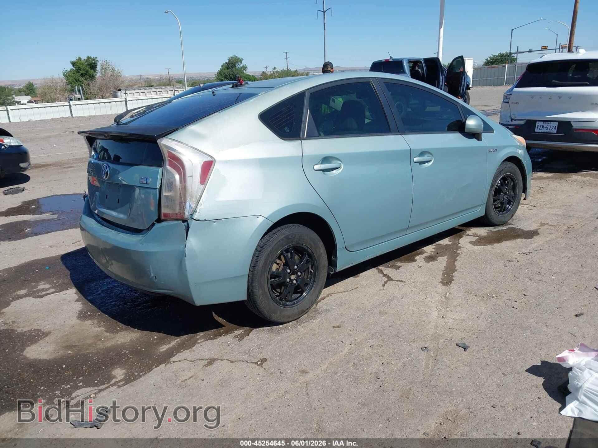 2013 TOYOTA PRIUS - VIN: JTDKN3DU4D5572920 - Фото 4
