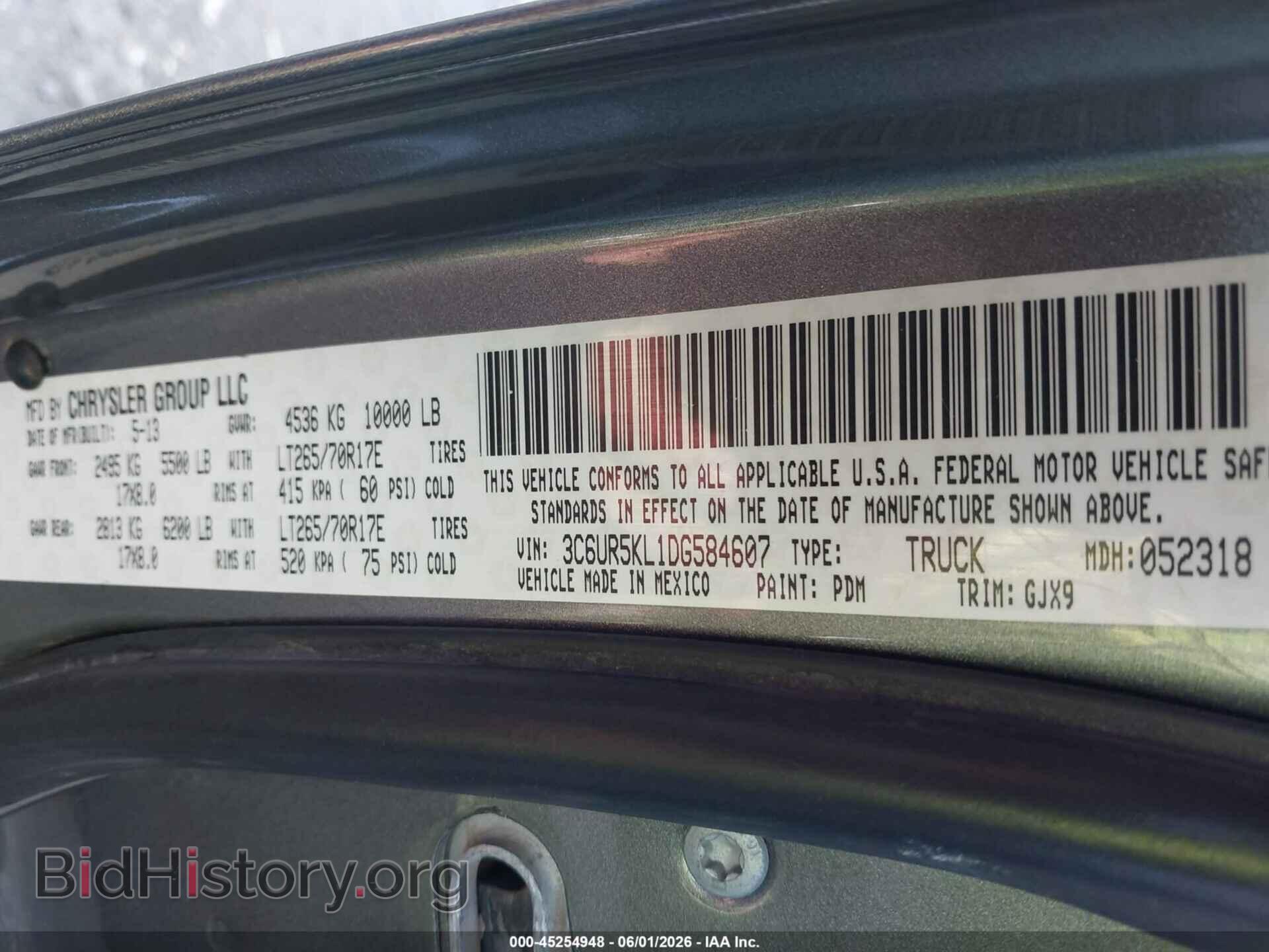2013 RAM 2500 - VIN: 3C6UR5KL1DG584607 - Photo 9