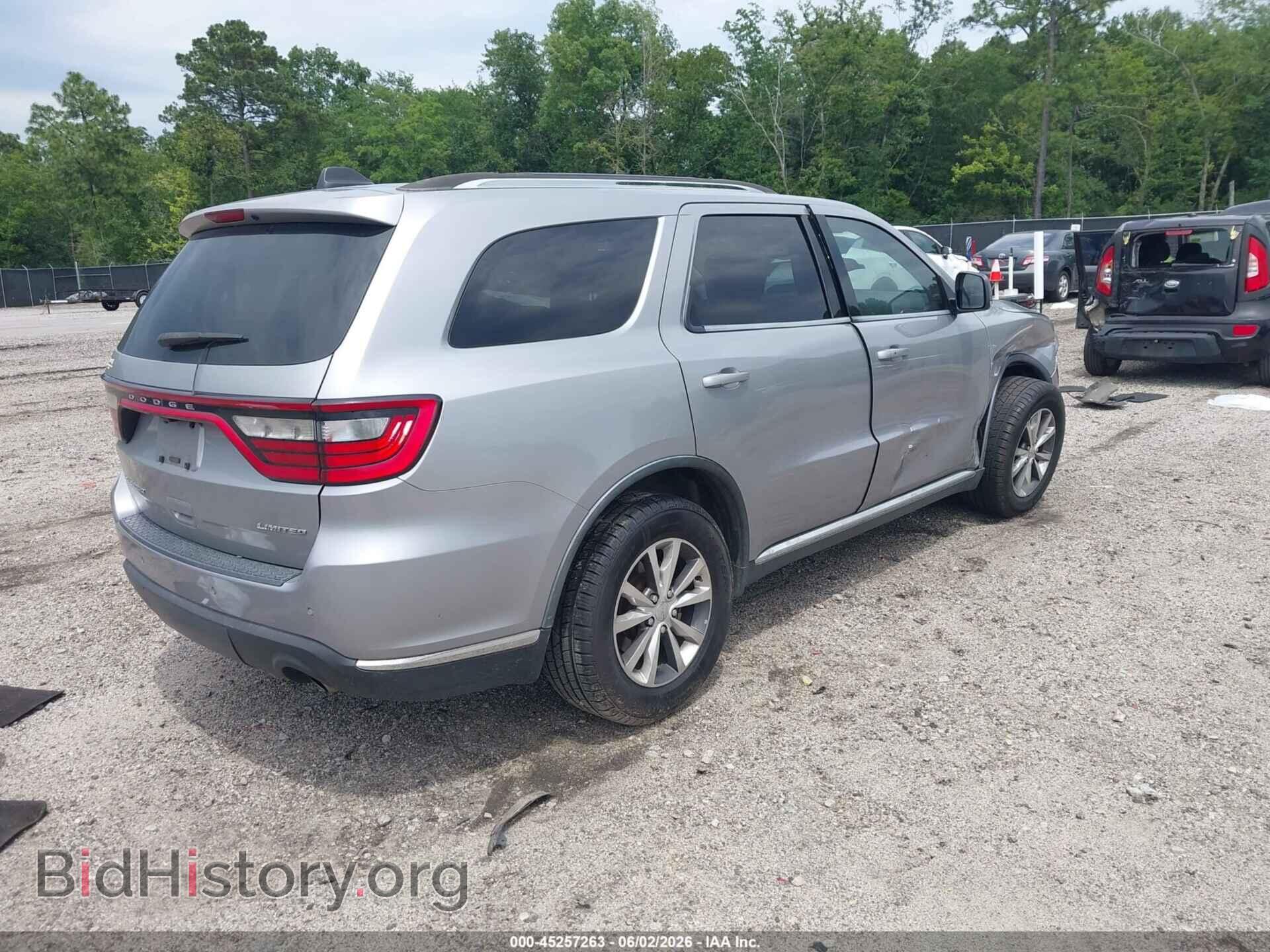 2016 DODGE DURANGO - VIN: 1C4RDHDG8GC340474 - Фото 4