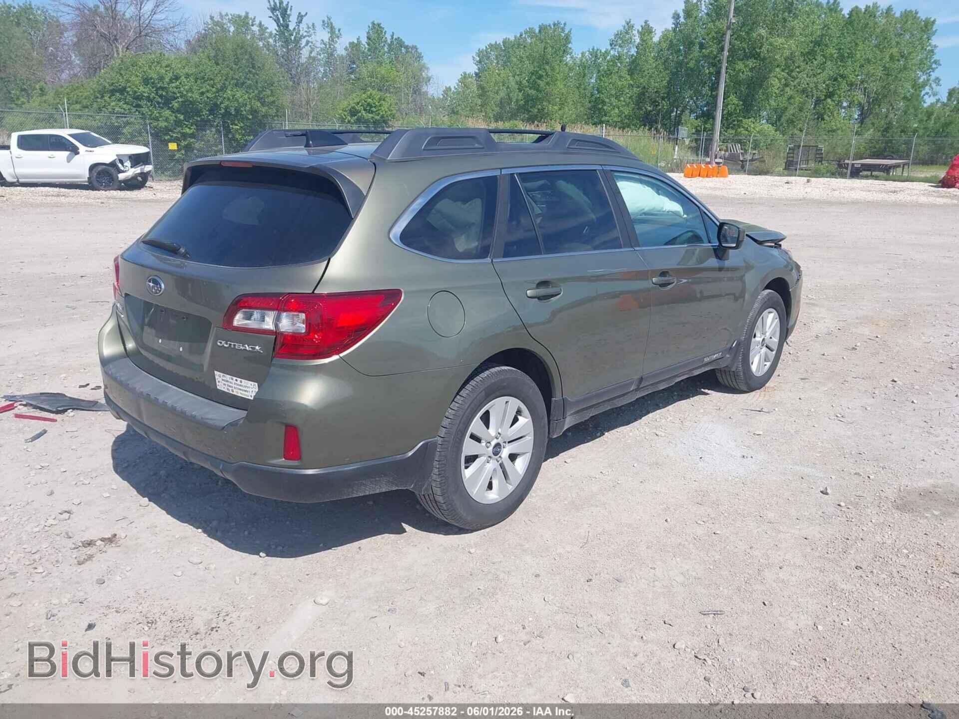 2016 SUBARU OUTBACK - VIN: 4S4BSBCC3G3309941 - Фото 4
