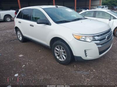 2013 Ford EDGE SE, white — VIN 2FMDK3GC8DBB79529, IAAI
