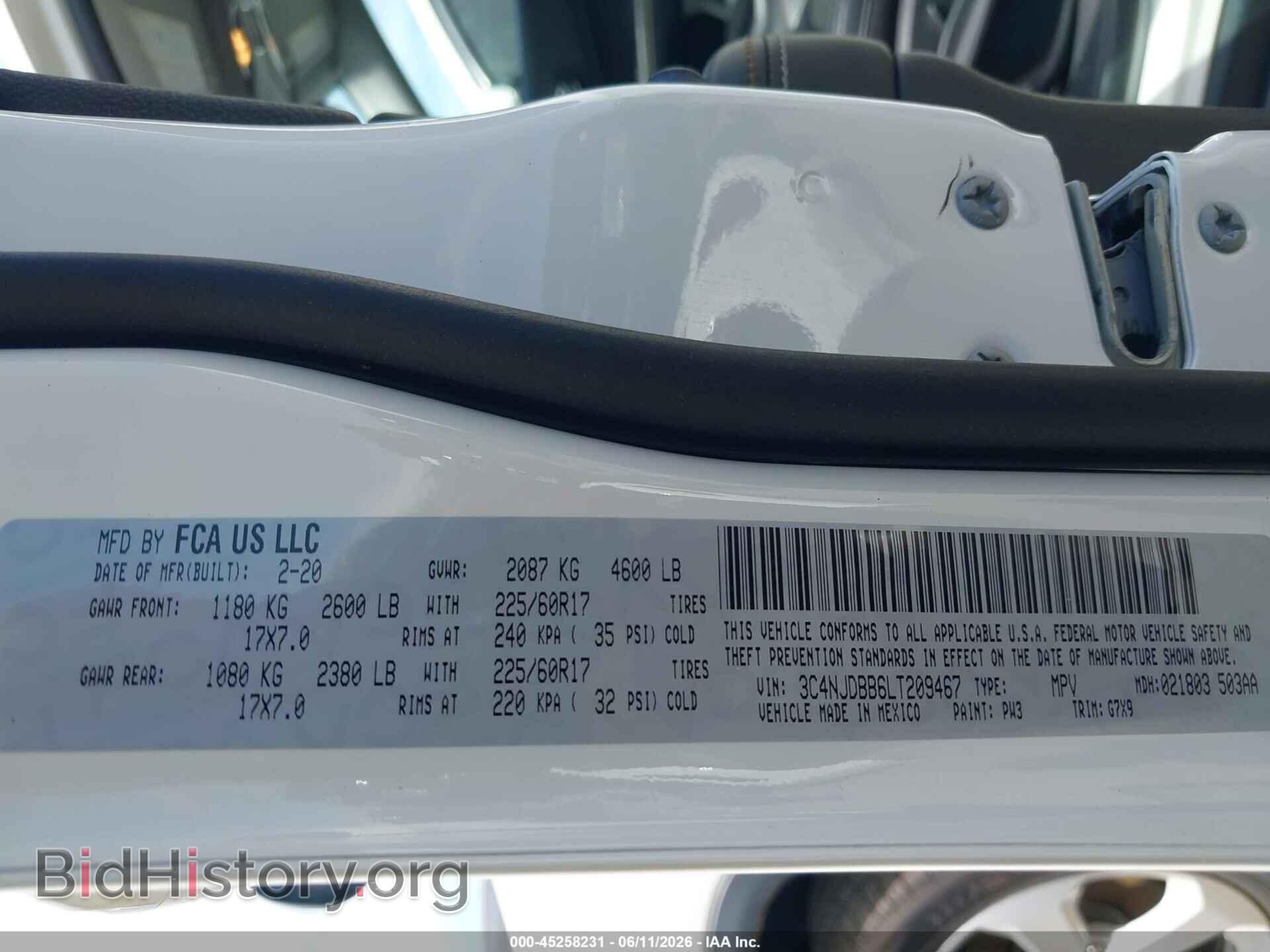 2020 JEEP COMPASS - VIN: 3C4NJDBB6LT209467 - Photo 9