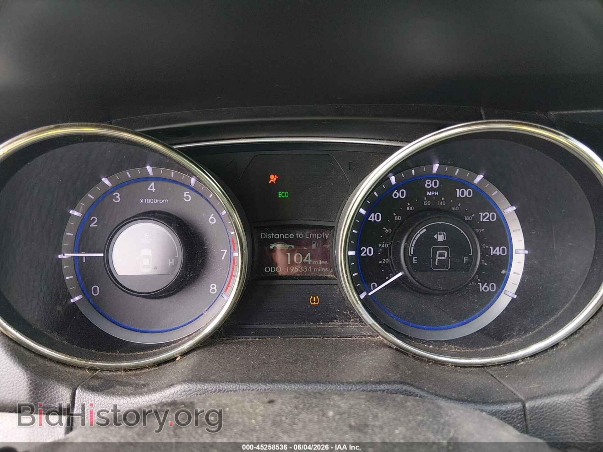 2012 HYUNDAI SONATA - VIN: 5NPEC4AC0CH394331 - Фото 7