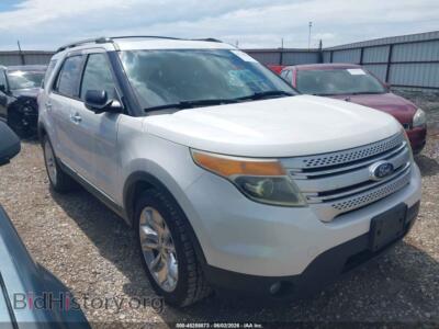 2013 Ford EXPLORER XLT, белый — VIN 1FM5K8D86DGA92464, IAAI
