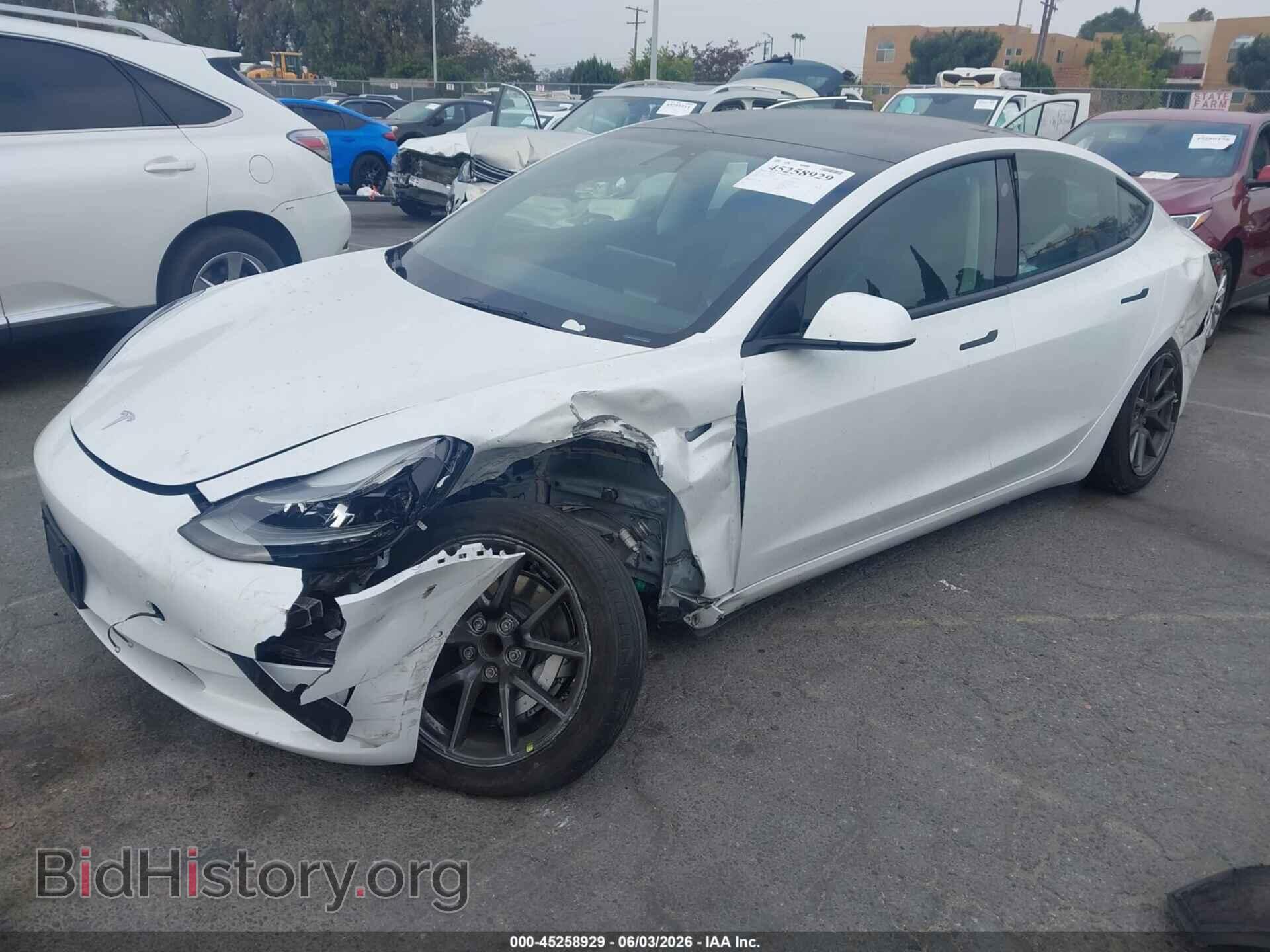 2022 TESLA MODEL 3 - VIN: 5YJ3E1EA8NF110244 - Photo 2