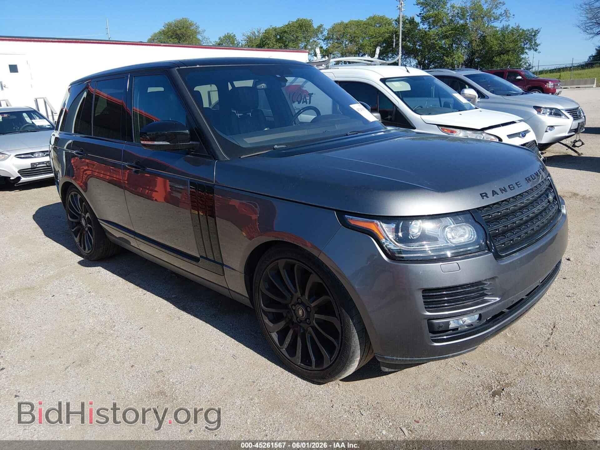 Photo SALGS2EF9GA253106 - LAND ROVER RANGE ROVER 2016
