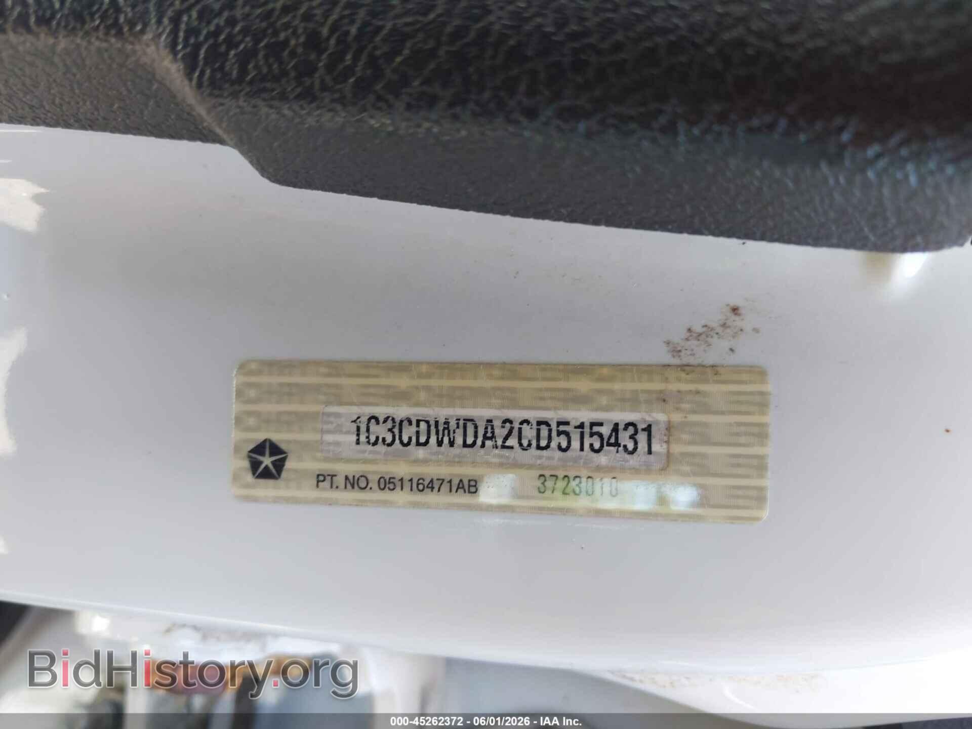 2012 DODGE CALIBER - VIN: 1C3CDWDA2CD515431 - Фото 9
