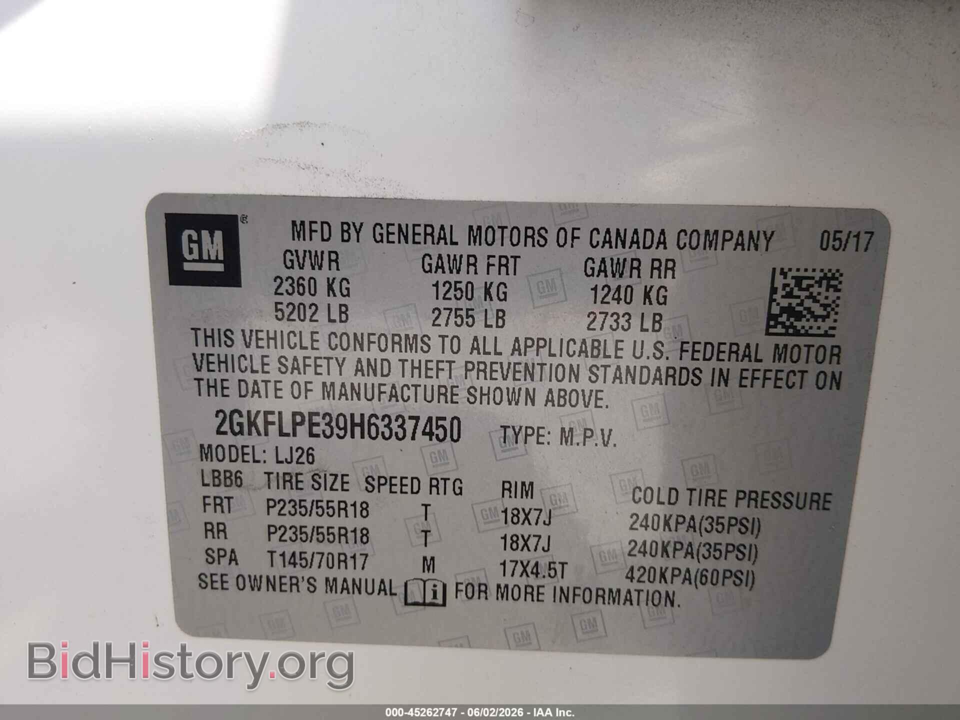 2017 GMC TERRAIN - VIN: 2GKFLPE39H6337450 - Photo 9