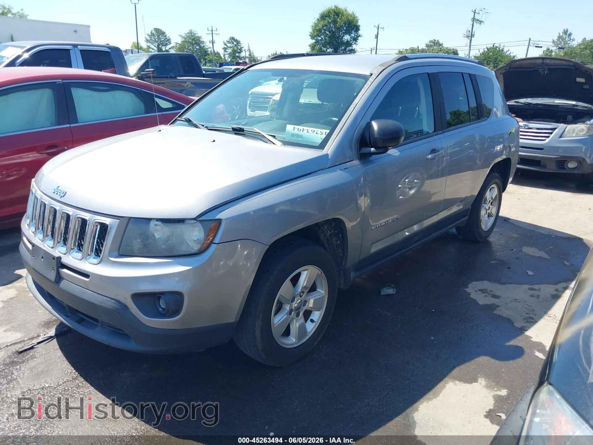 2014 JEEP COMPASS - VIN: 1C4NJCBA0ED882832 - Фото 2