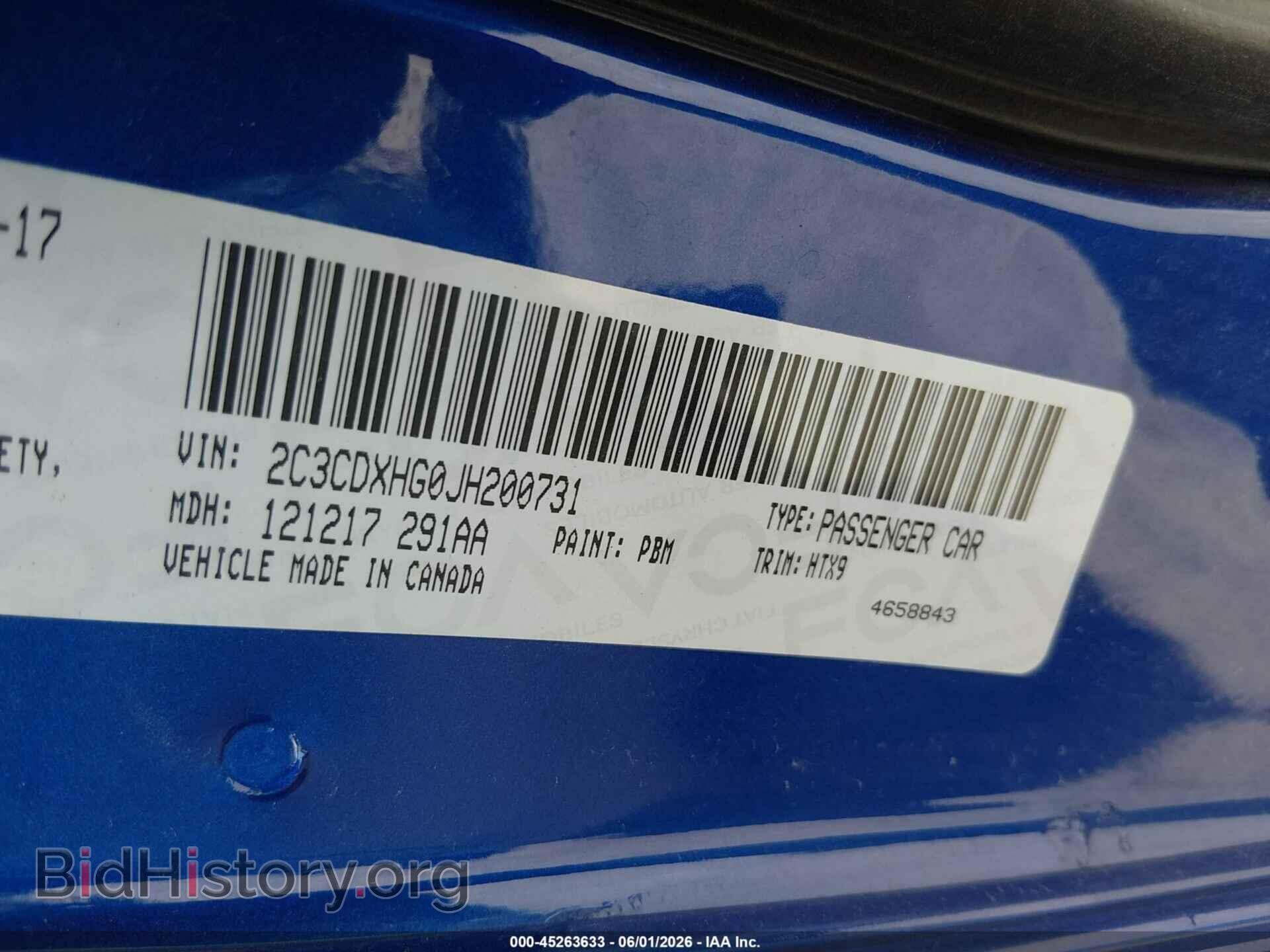 2018 DODGE CHARGER - VIN: 2C3CDXHG0JH200731 - Фото 9