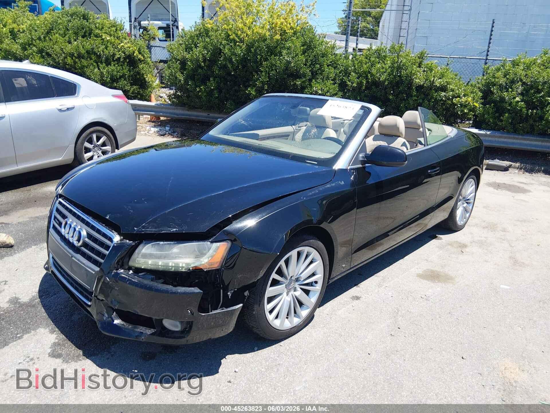2011 AUDI A5 - VIN: WAULFAFH0BN010786 - Photo 2