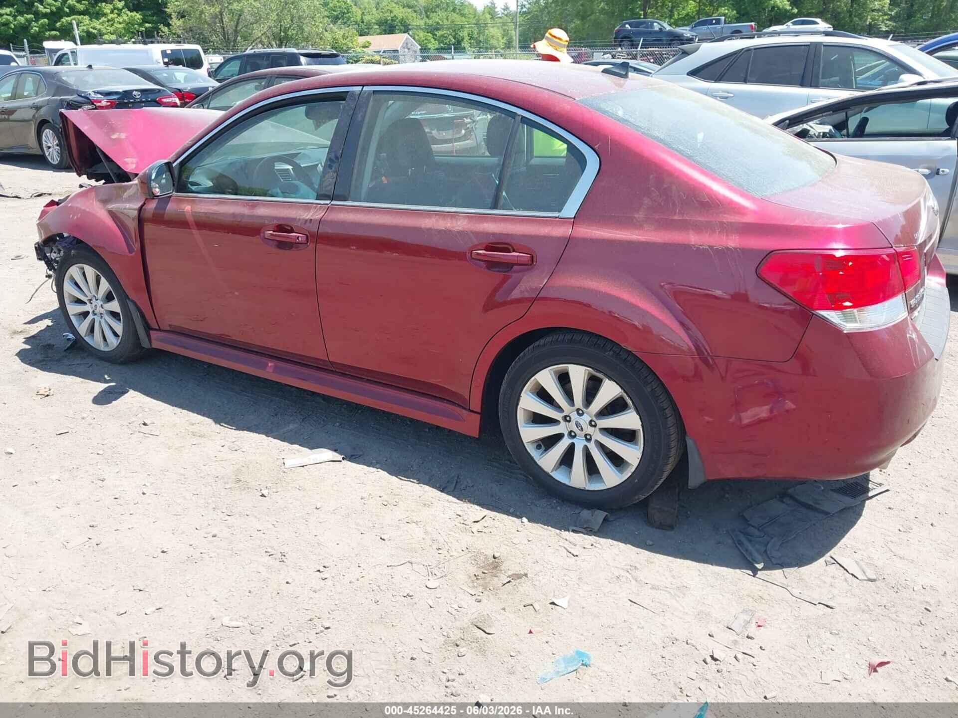 2011 SUBARU LEGACY - VIN: 4S3BMDL68B2260237 - Фото 3