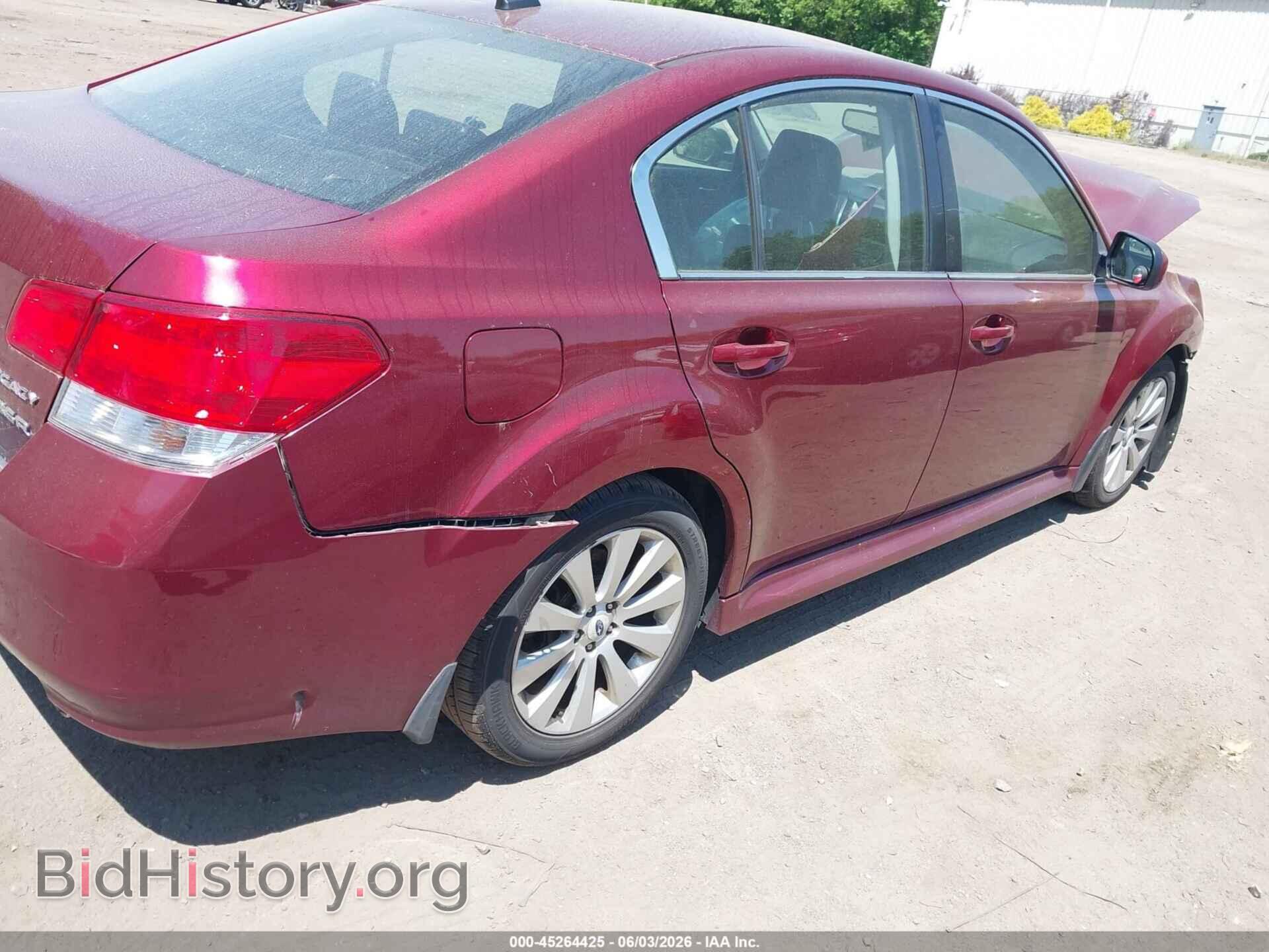 2011 SUBARU LEGACY - VIN: 4S3BMDL68B2260237 - Фото 4