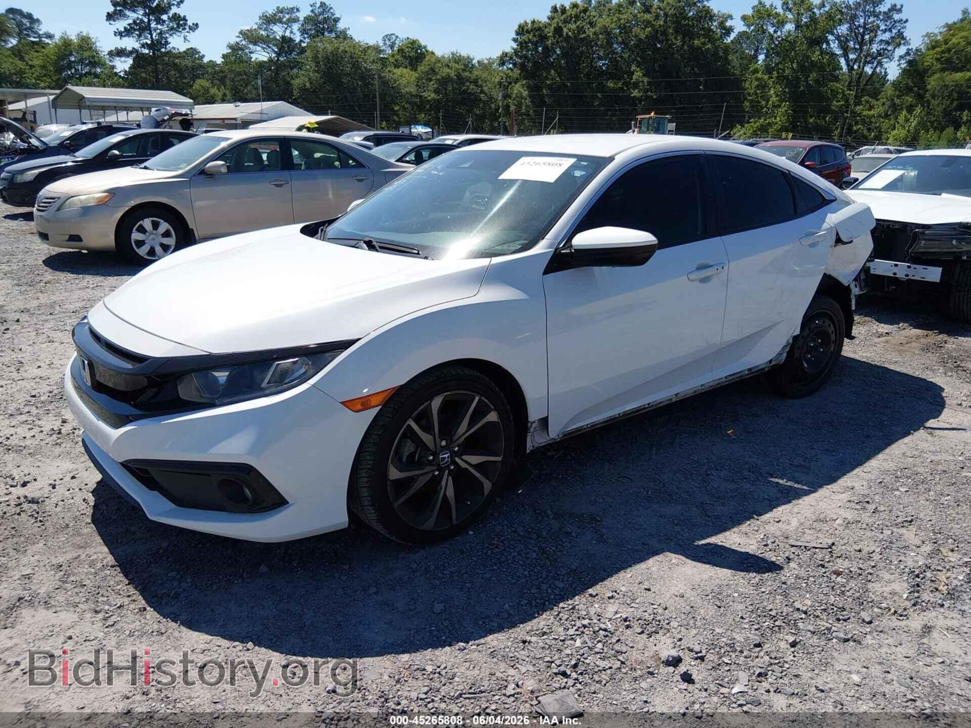 2019 HONDA CIVIC - VIN: 2HGFC2F83KH602837 - Фото 2