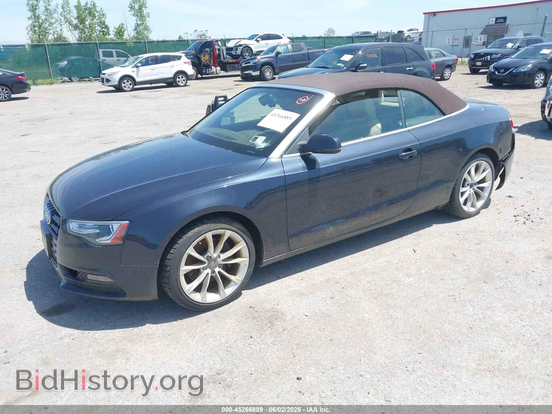 2013 AUDI A5 - VIN: WAULFAFH6DN010469 - Фото 2