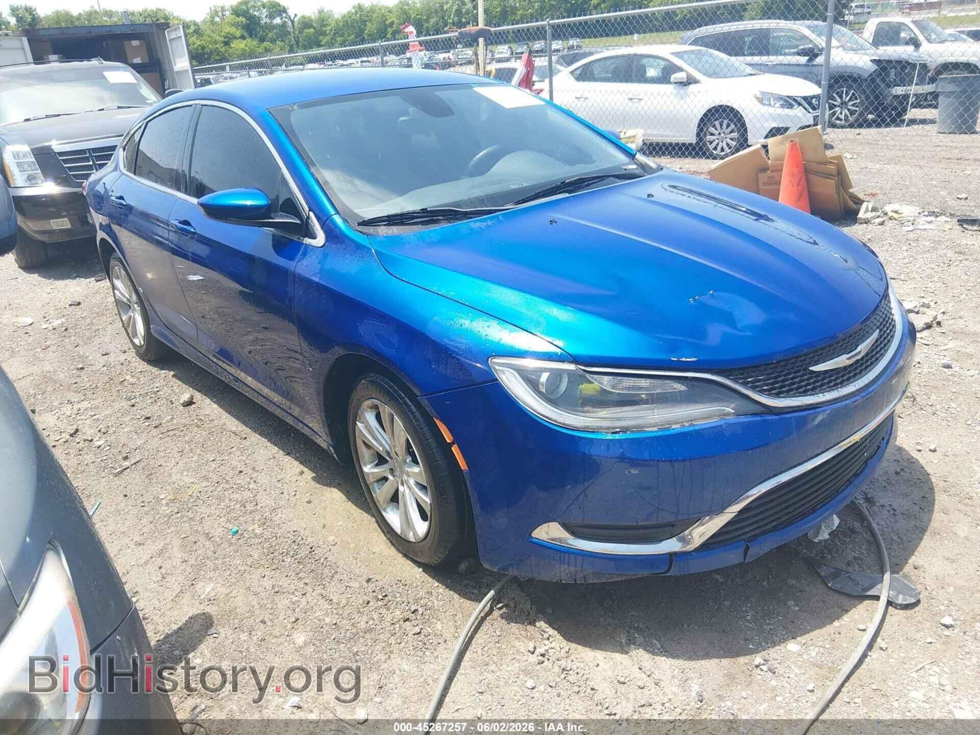 Фотография 1C3CCCAB2GN120552 - CHRYSLER 200 2016