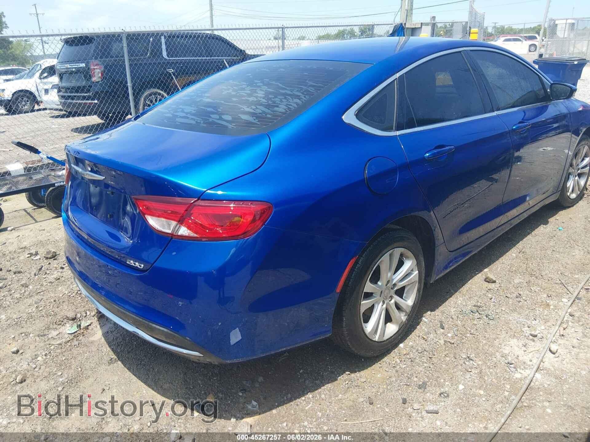 2016 CHRYSLER 200 - VIN: 1C3CCCAB2GN120552 - Фото 4