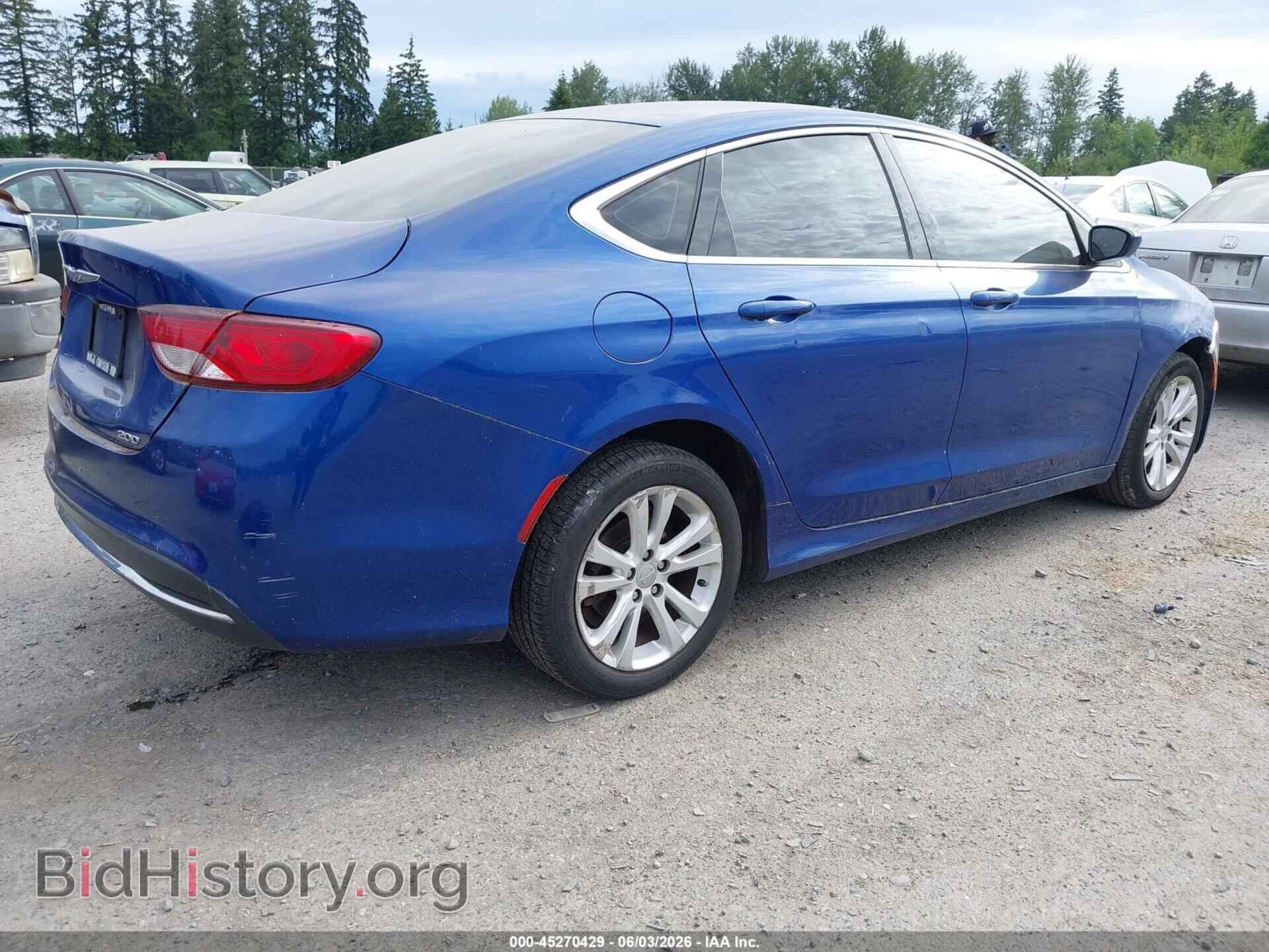 2016 CHRYSLER 200 - VIN: 1C3CCCAB7GN113418 - Фото 4