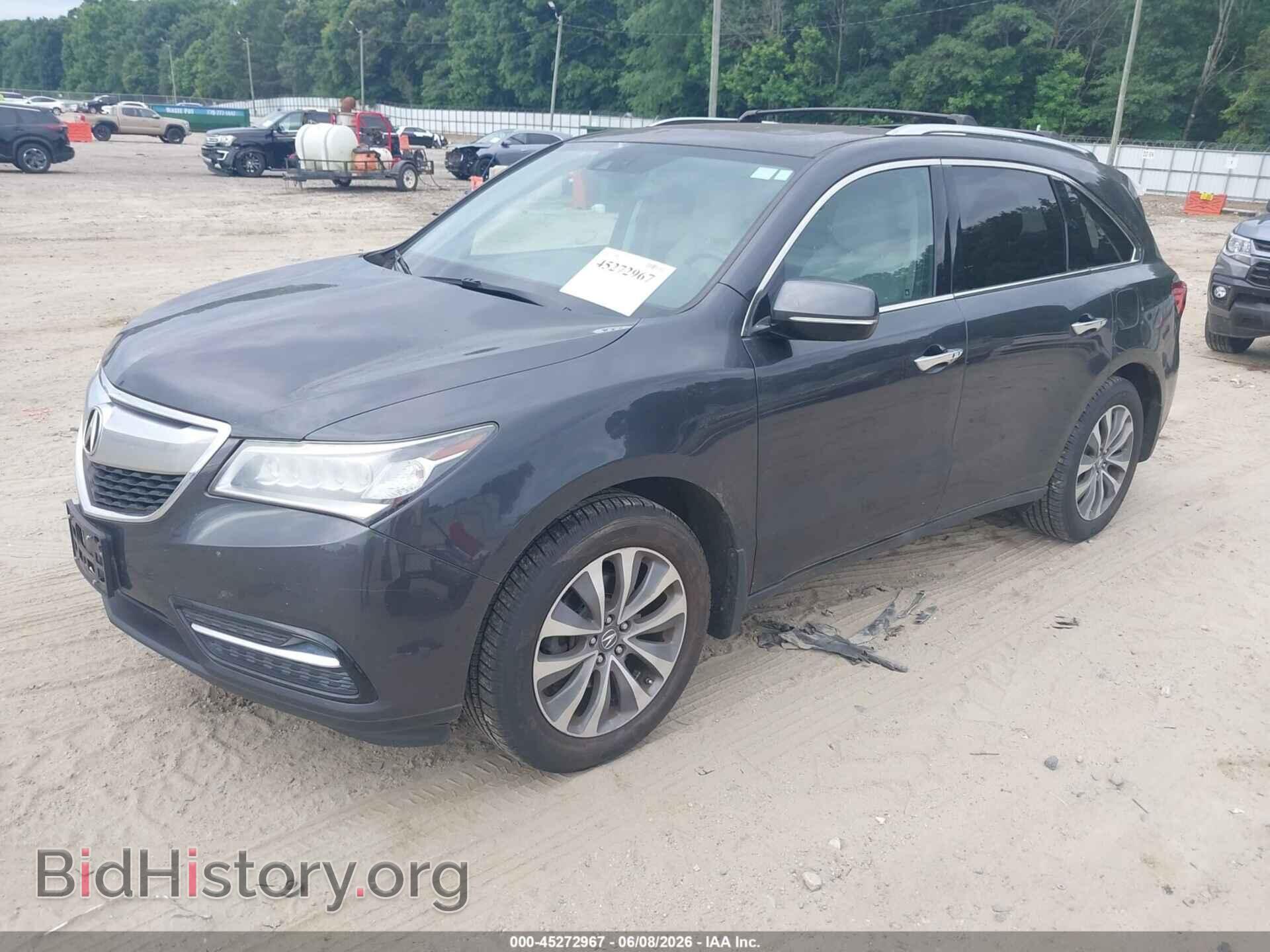 2014 ACURA MDX - VIN: 5FRYD3H4XEB009330 - Фото 2
