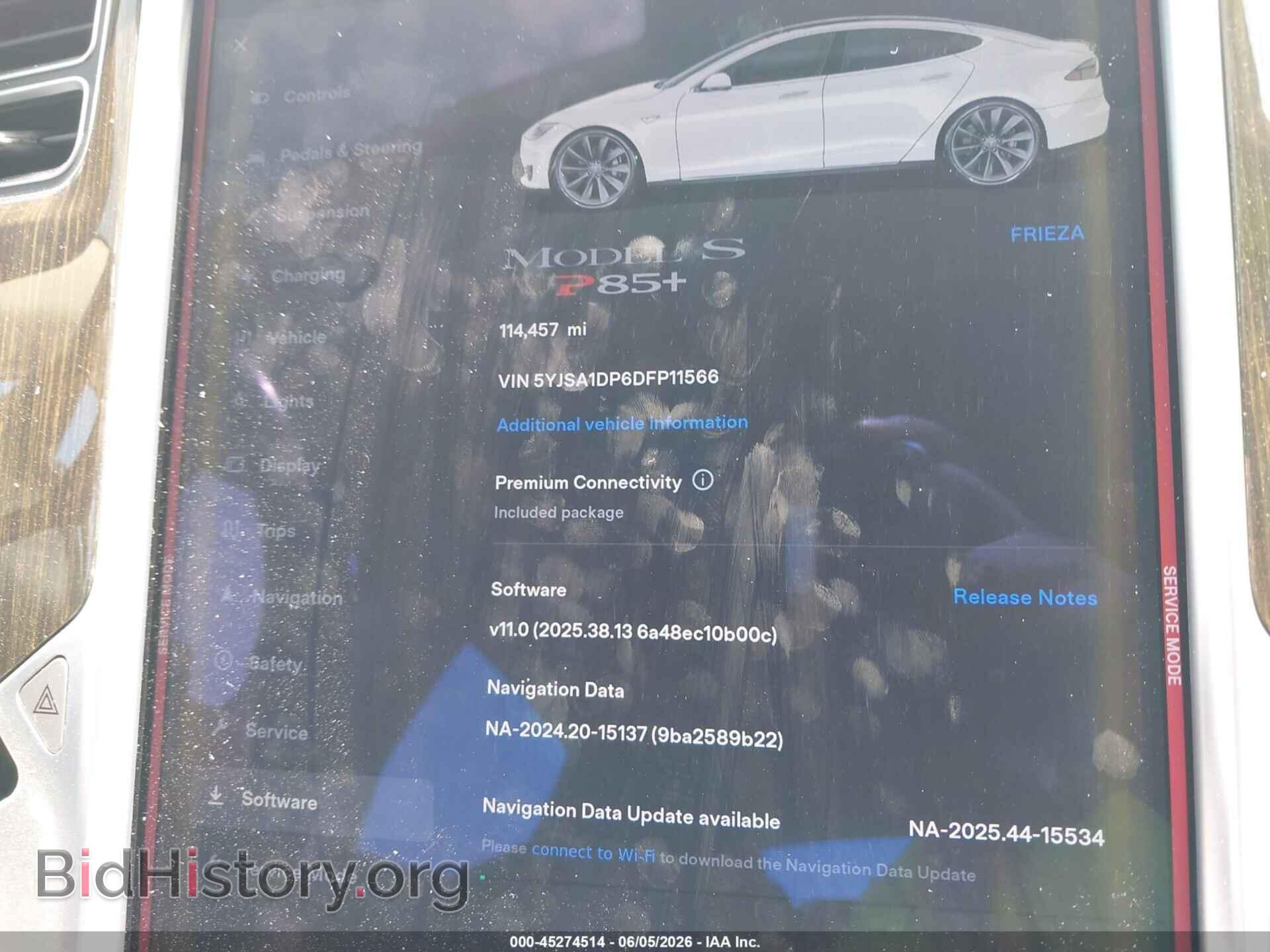 2013 TESLA MODEL S - VIN: 5YJSA1DP6DFP11566 - Фото 16
