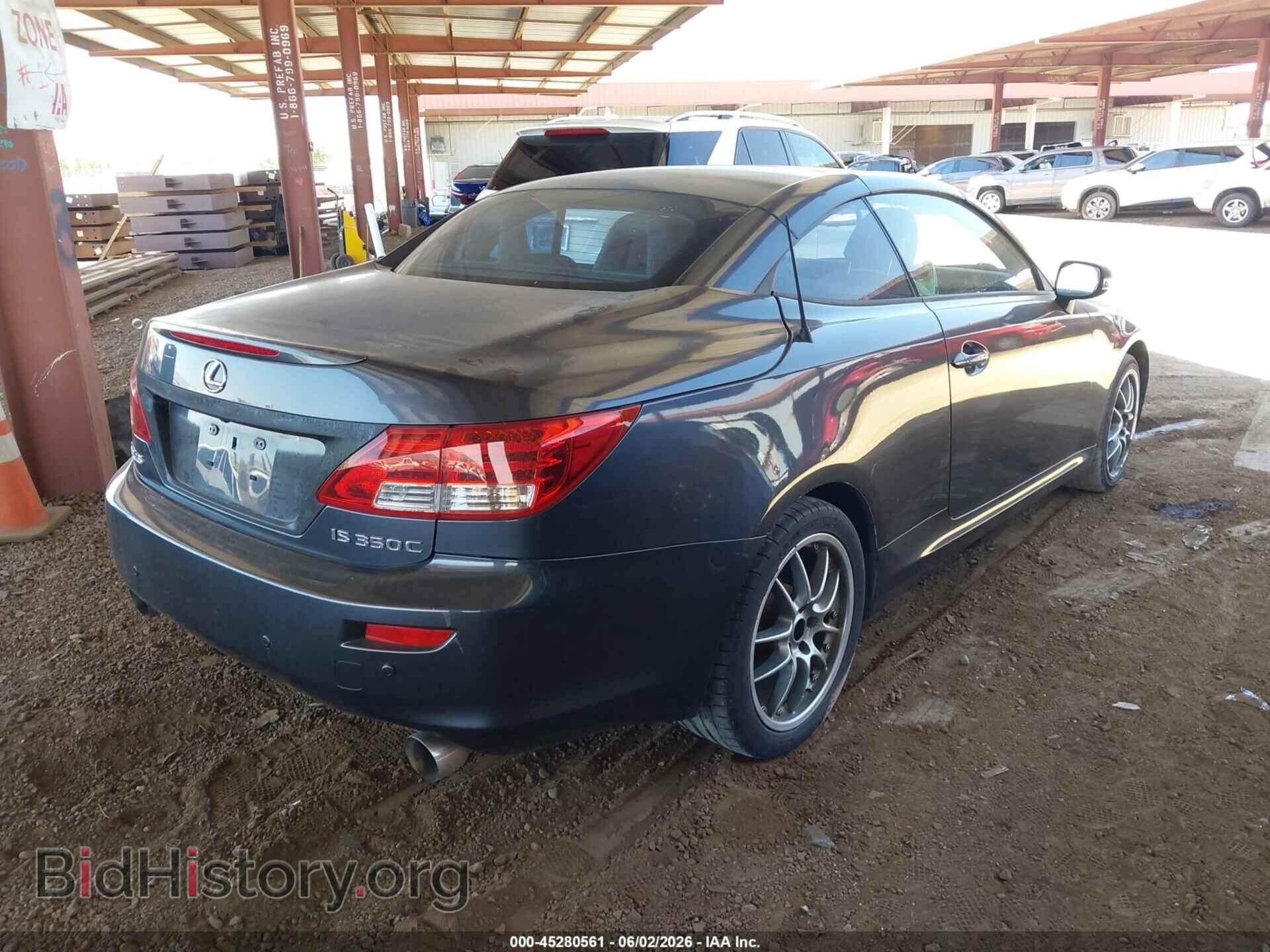 2010 LEXUS IS 350C - VIN: JTHFE2C20A2500359 - Photo 4