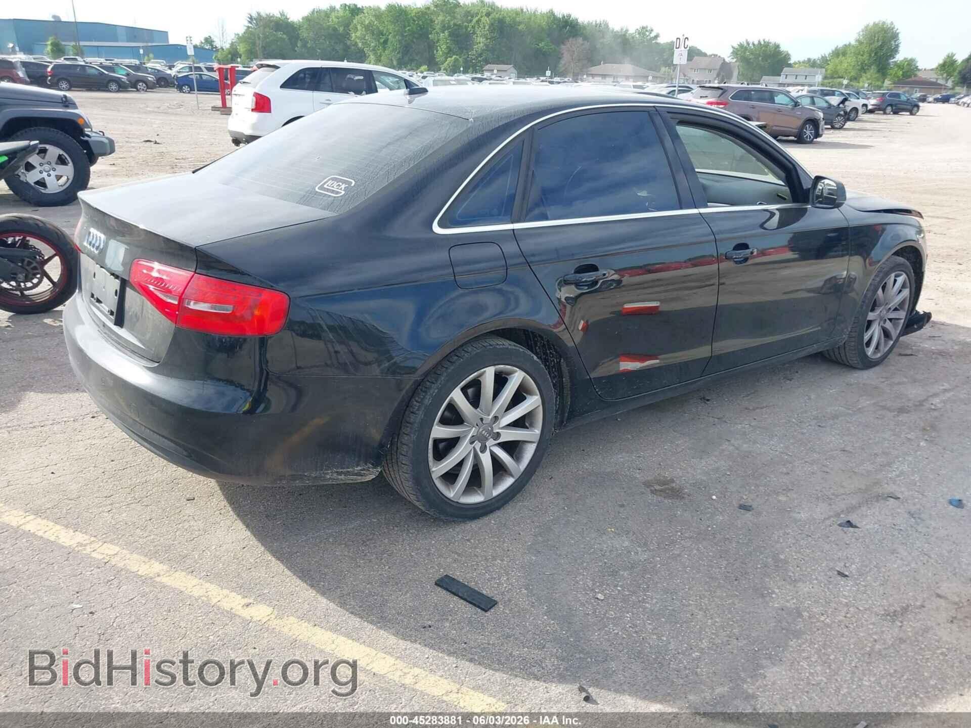 2013 AUDI A4 - VIN: WAUFFAFL7DN018792 - Photo 4