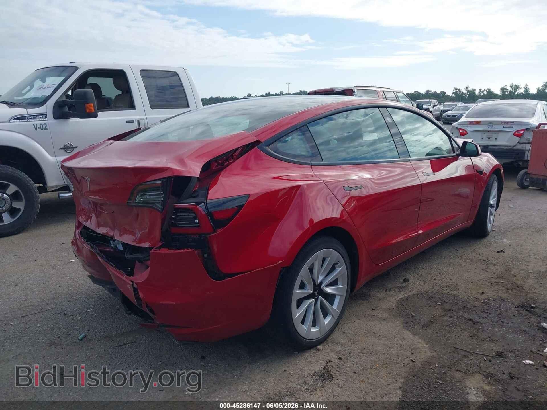 2022 TESLA MODEL 3 - VIN: 5YJ3E1EA1NF303545 - Фото 4