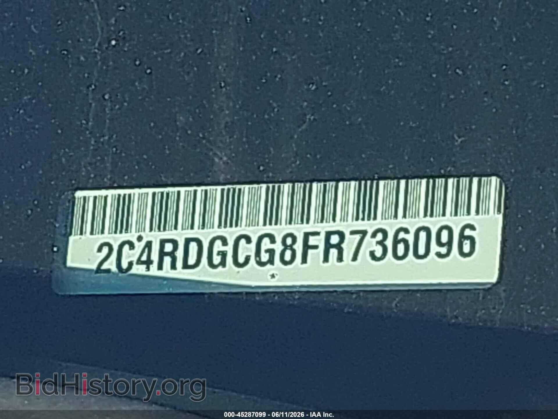 2015 DODGE GRAND CARAVAN - VIN: 2C4RDGCG8FR736096 - Фото 9