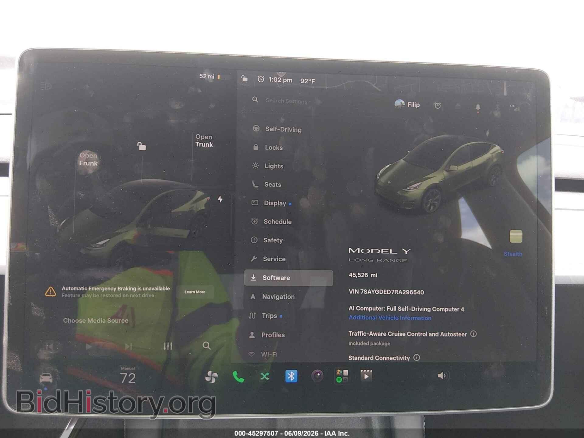 2024 TESLA MODEL Y - VIN: 7SAYGDED7RA296540 - Фото 7