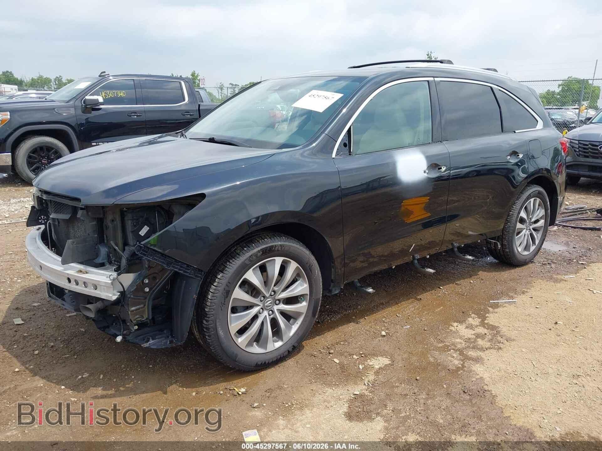 2016 ACURA MDX - VIN: 5FRYD4H47GB015918 - Фото 2