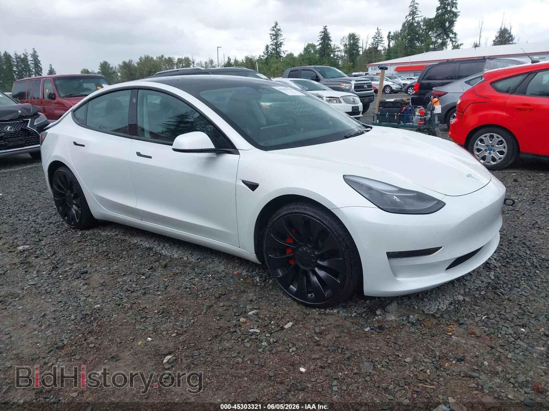 Photo 5YJ3E1EC2PF494896 - TESLA MODEL 3 2023