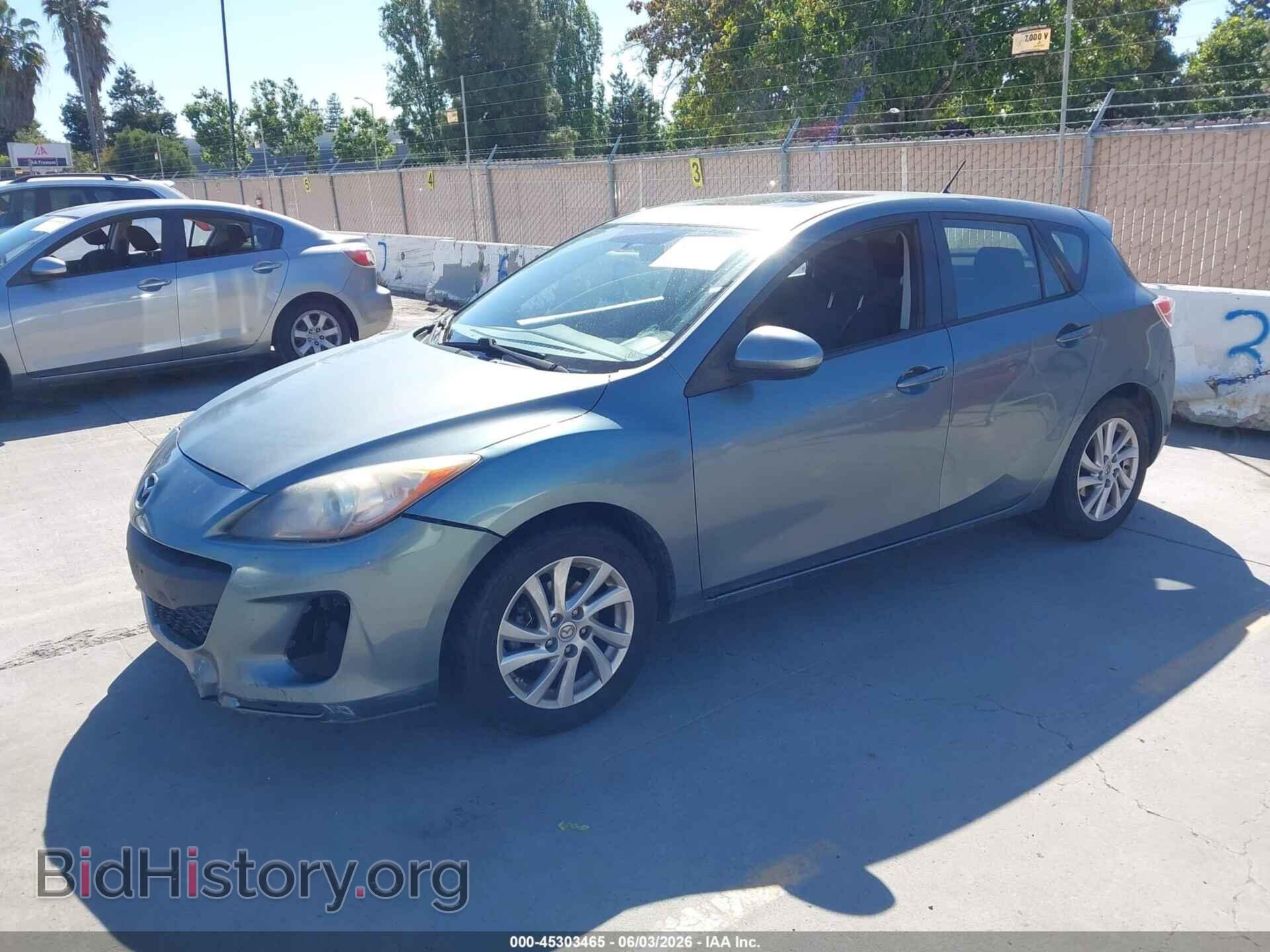 2012 MAZDA MAZDA3 - VIN: JM1BL1L89C1608637 - Фото 2