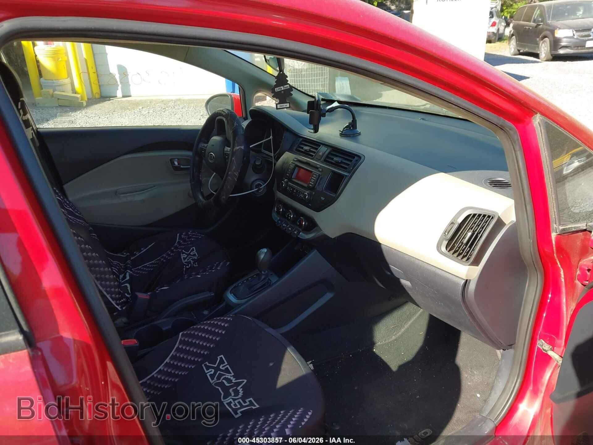 2012 KIA RIO5 - VIN: KNADM5A34C6029219 - Фото 5