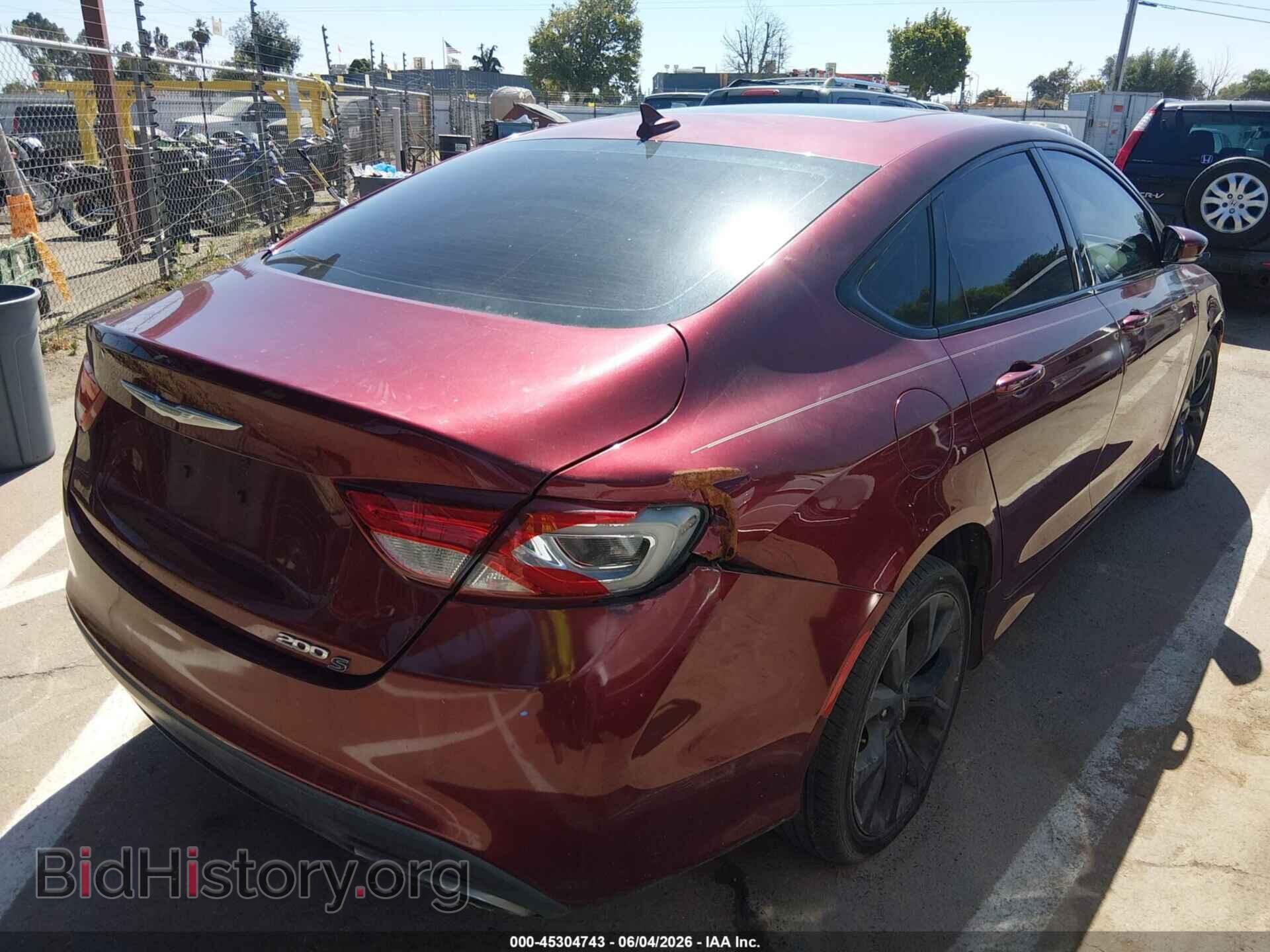 2015 CHRYSLER 200 - VIN: 1C3CCCBB6FN650987 - Фото 4