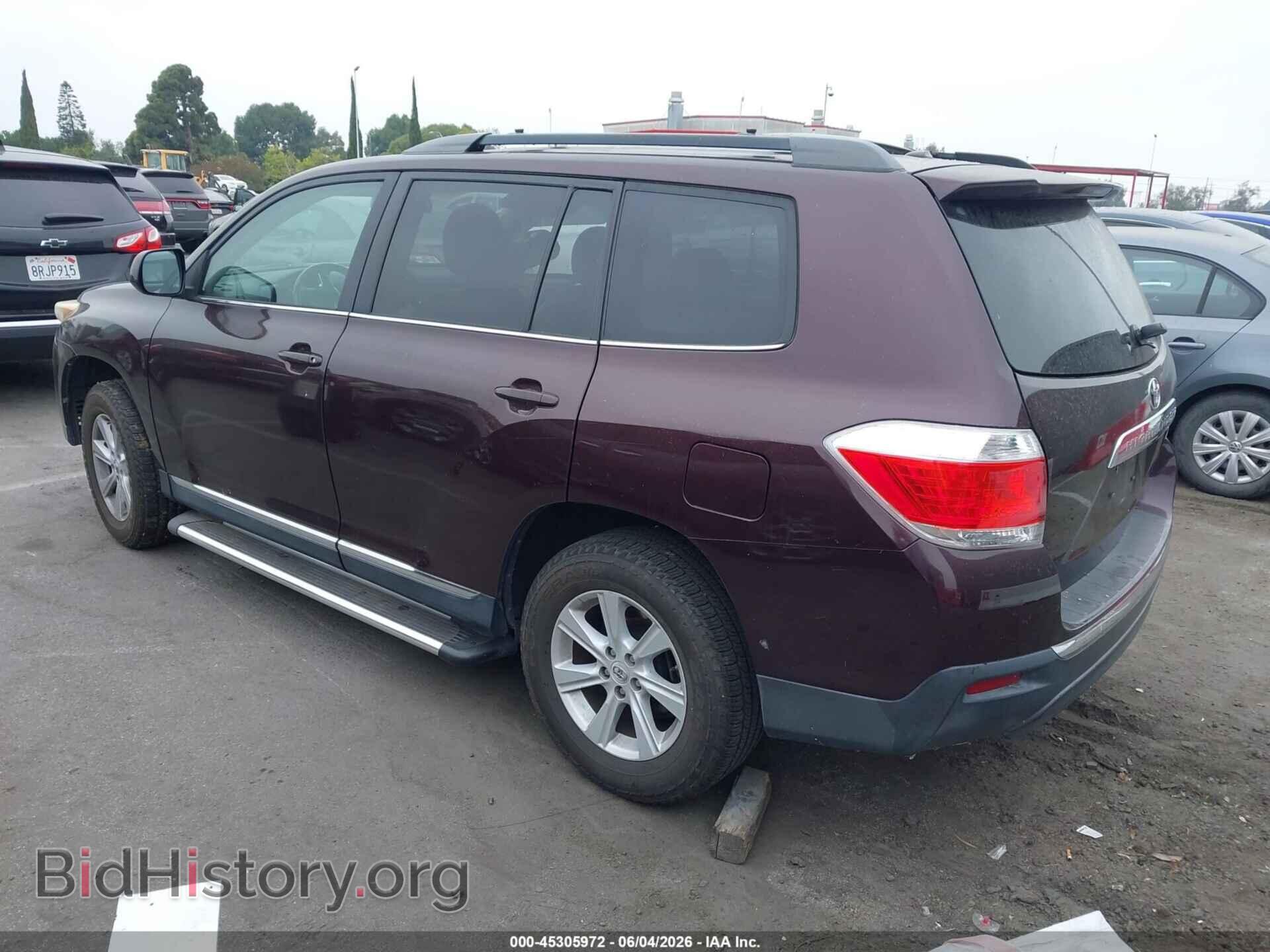 2012 TOYOTA HIGHLANDER - VIN: 5TDZA3EH7CS027492 - Фото 3