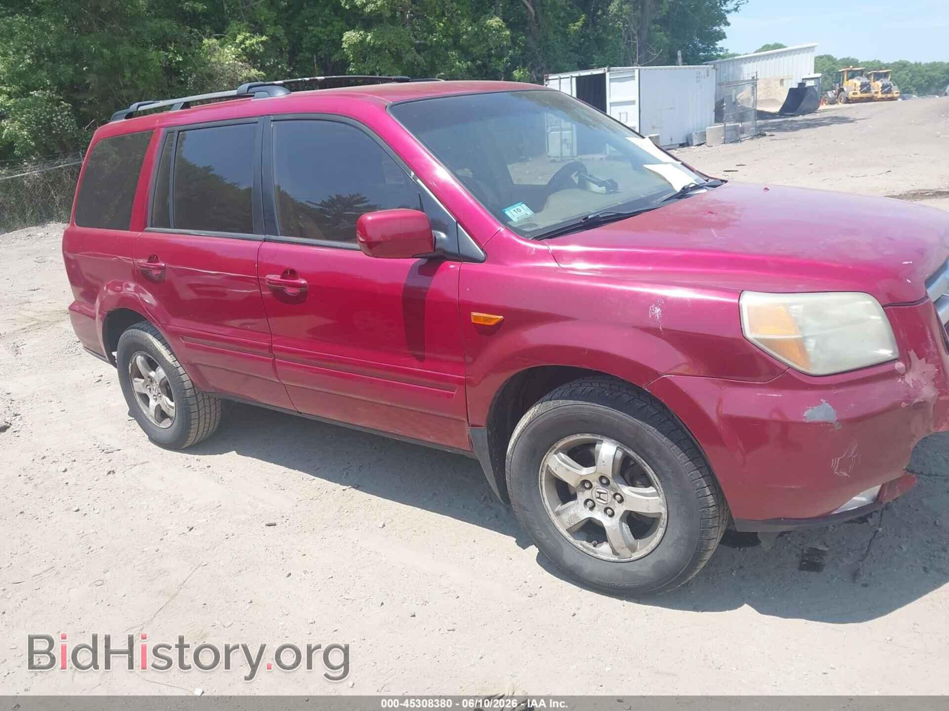 Photo 5FNYF28416B003410 - HONDA PILOT 2006