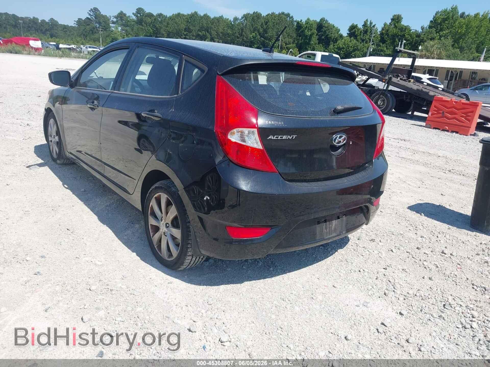 2013 HYUNDAI ACCENT - VIN: KMHCU5AE6DU070587 - Фото 4