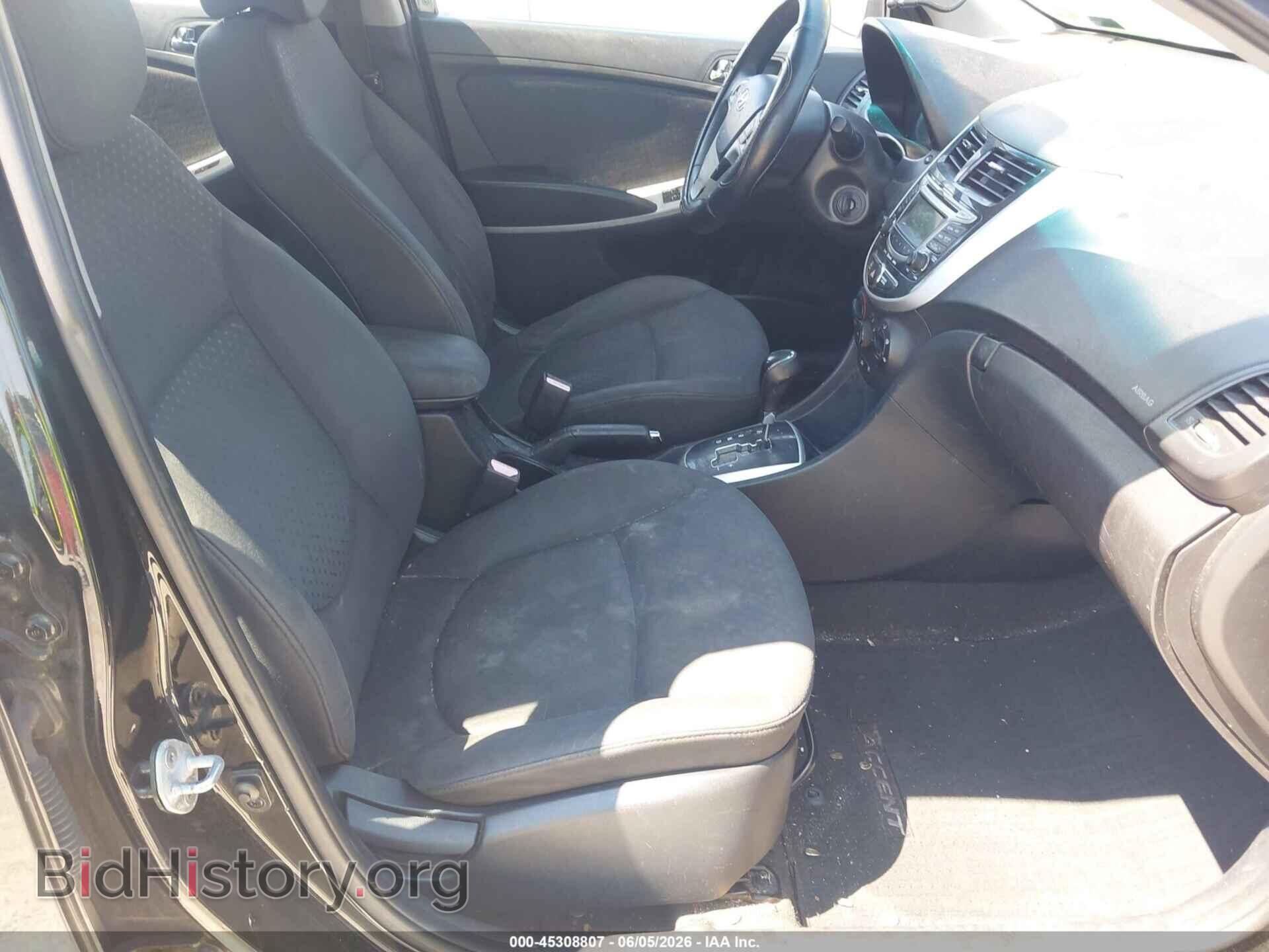 2013 HYUNDAI ACCENT - VIN: KMHCU5AE6DU070587 - Фото 5