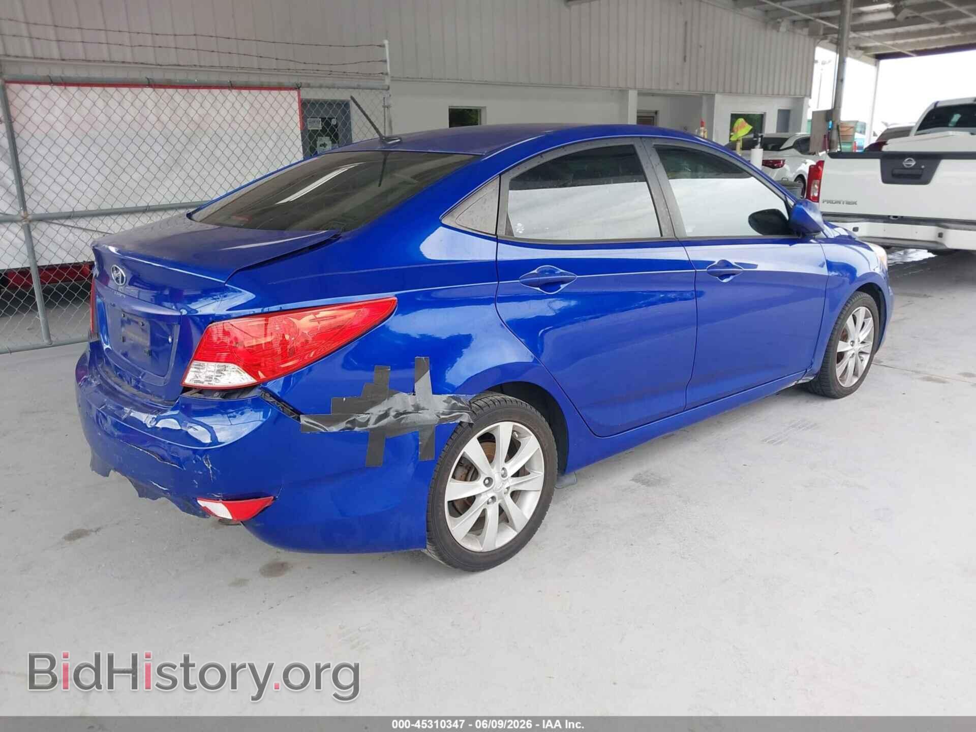 2014 HYUNDAI ACCENT - VIN: KMHCU4AE1EU612027 - Фото 4