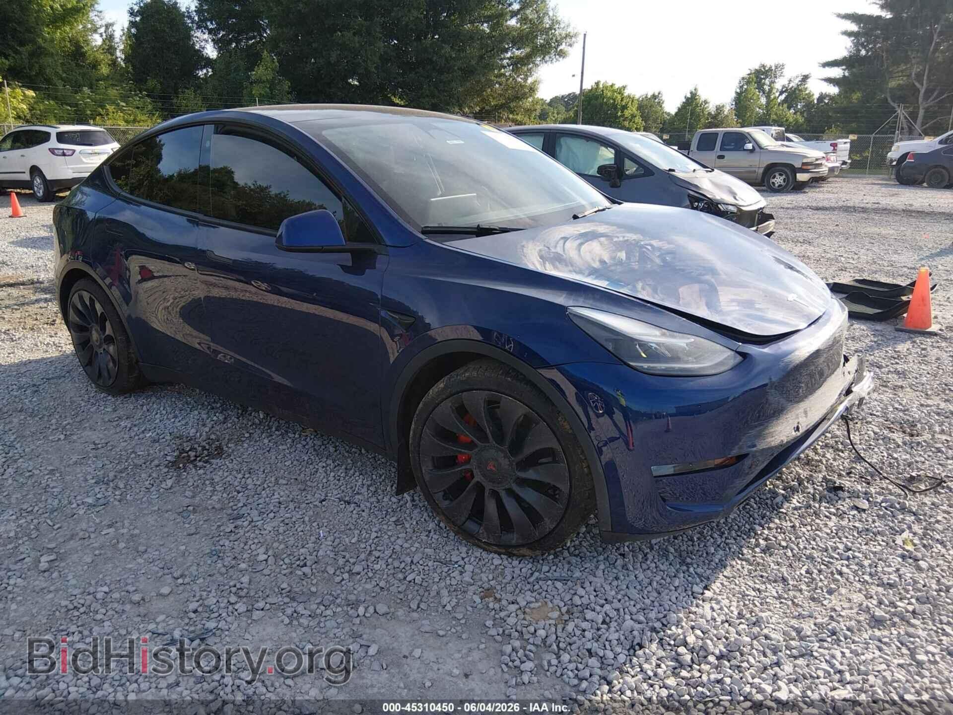 Photo 7SAYGDEF7NF310239 - TESLA MODEL Y 2022