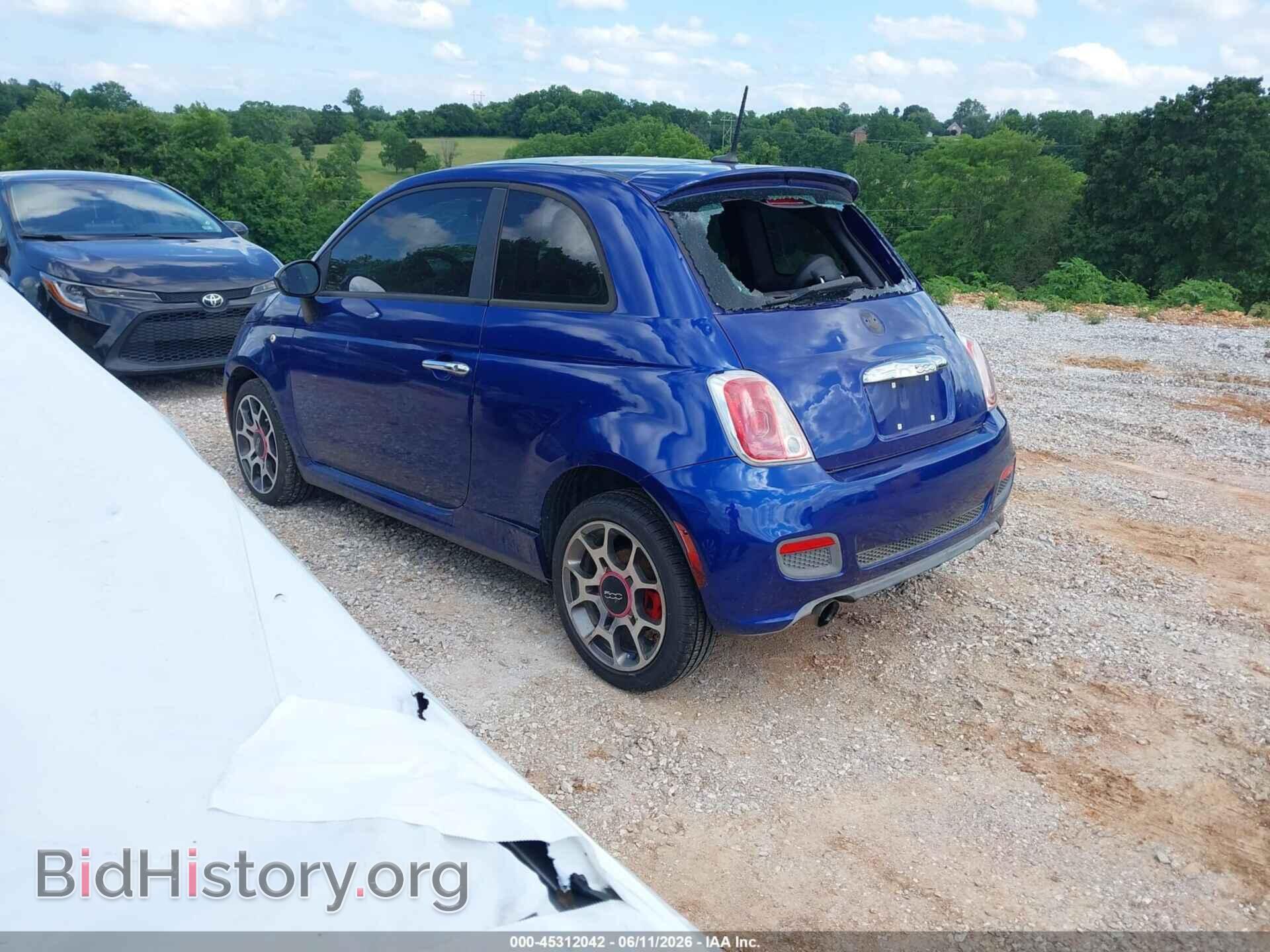 2012 FIAT 500 - VIN: 3C3CFFBR3CT181830 - Фото 3